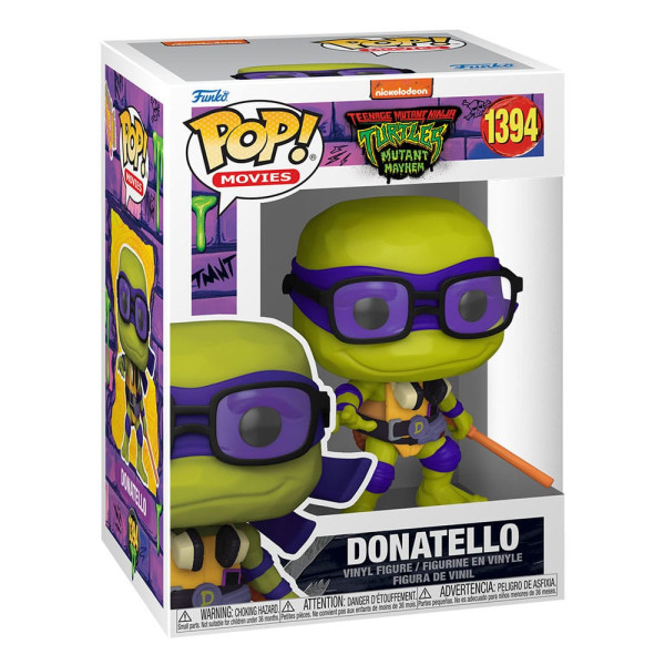 Teenage Mutant Ninja Turtles POP! Movies Vinyl Figur Donatello 9 cm