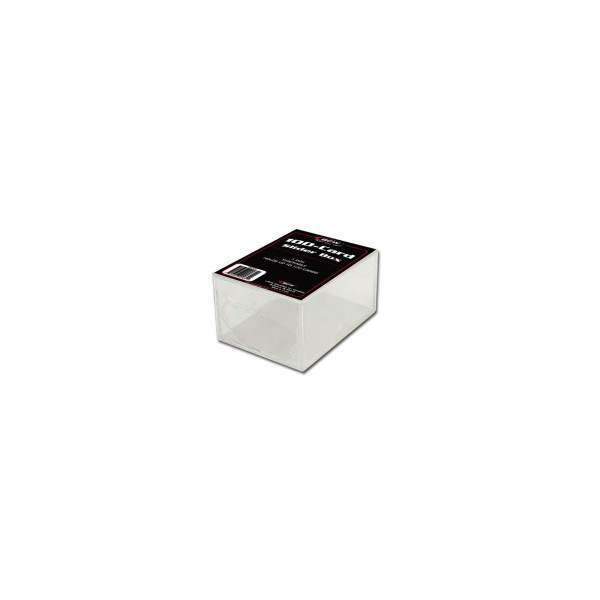 BCW 100-Card Slider Box 2-Piece Storage Box für 100 Karten Clear