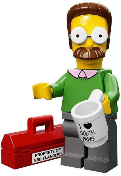 LEGO Simpsons Serie 1 Minifiguren 71005-07 Ned Flanders